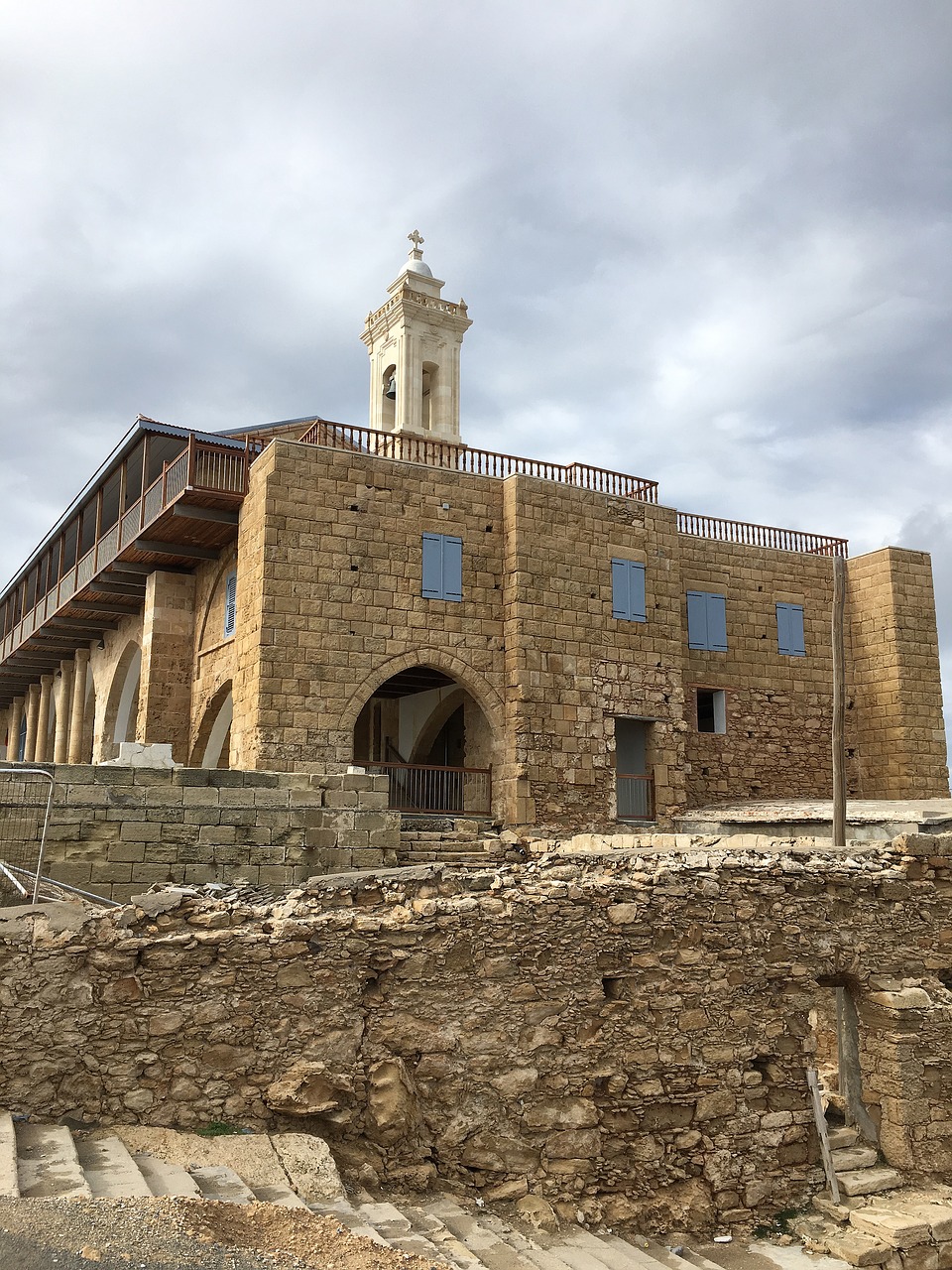 monastery cyprus carps free photo