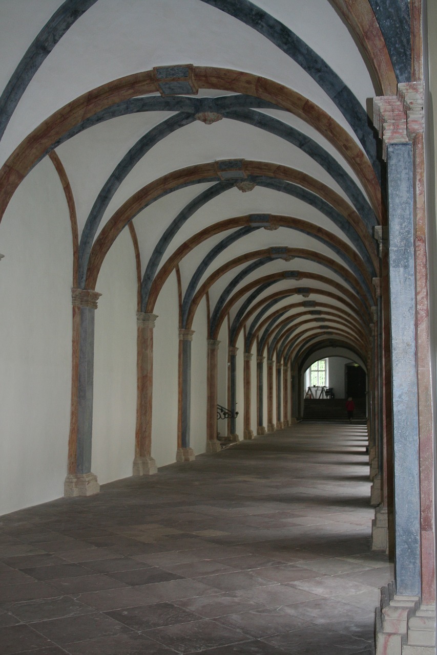 monastery cloister architecture free photo