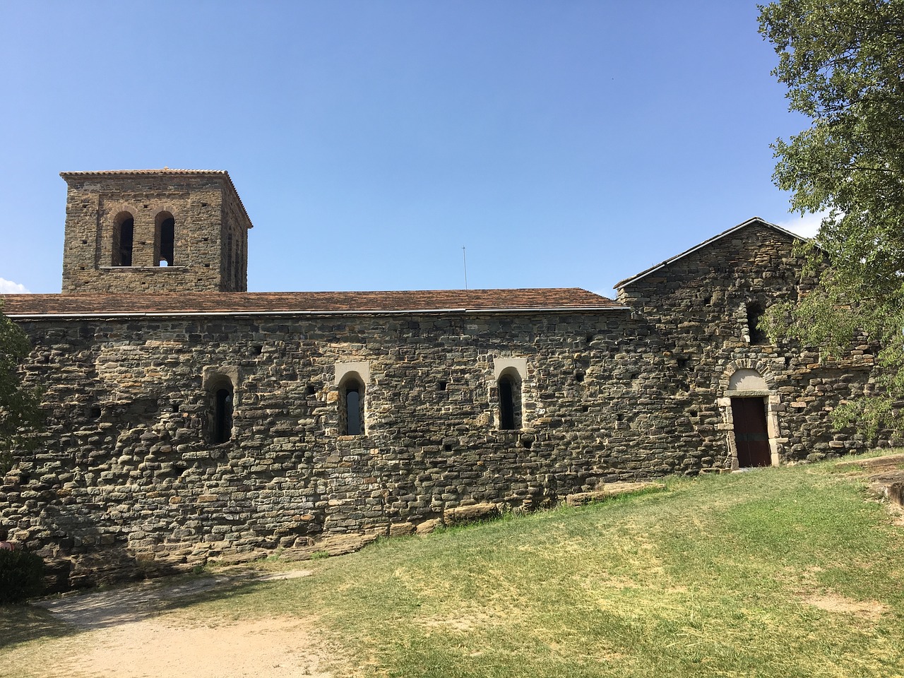 monastery catalonia construction free photo