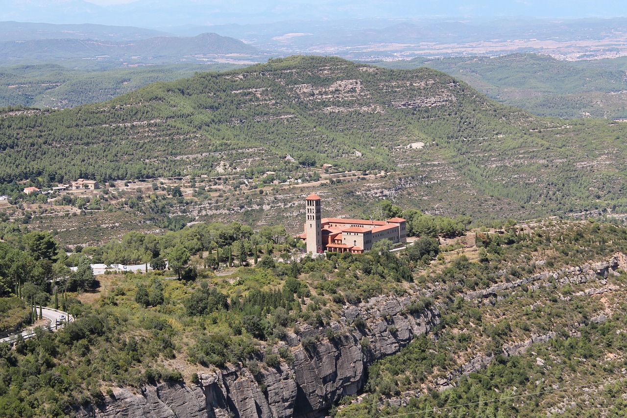 monastery catalonia villa free photo