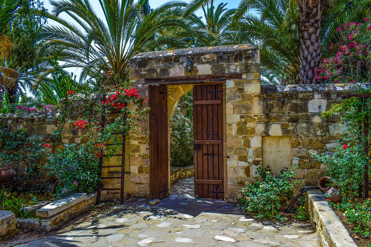 monastery  entrance  architecture free photo