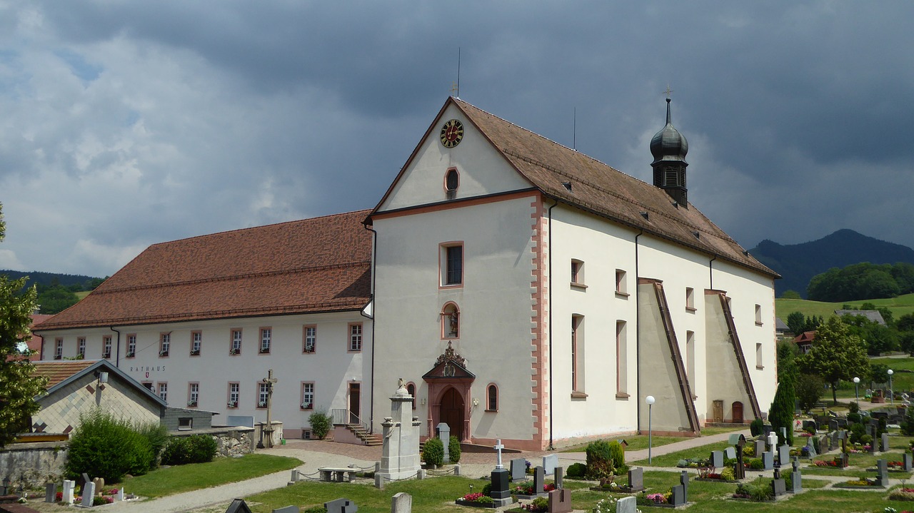 monastery  black forest  germany free photo