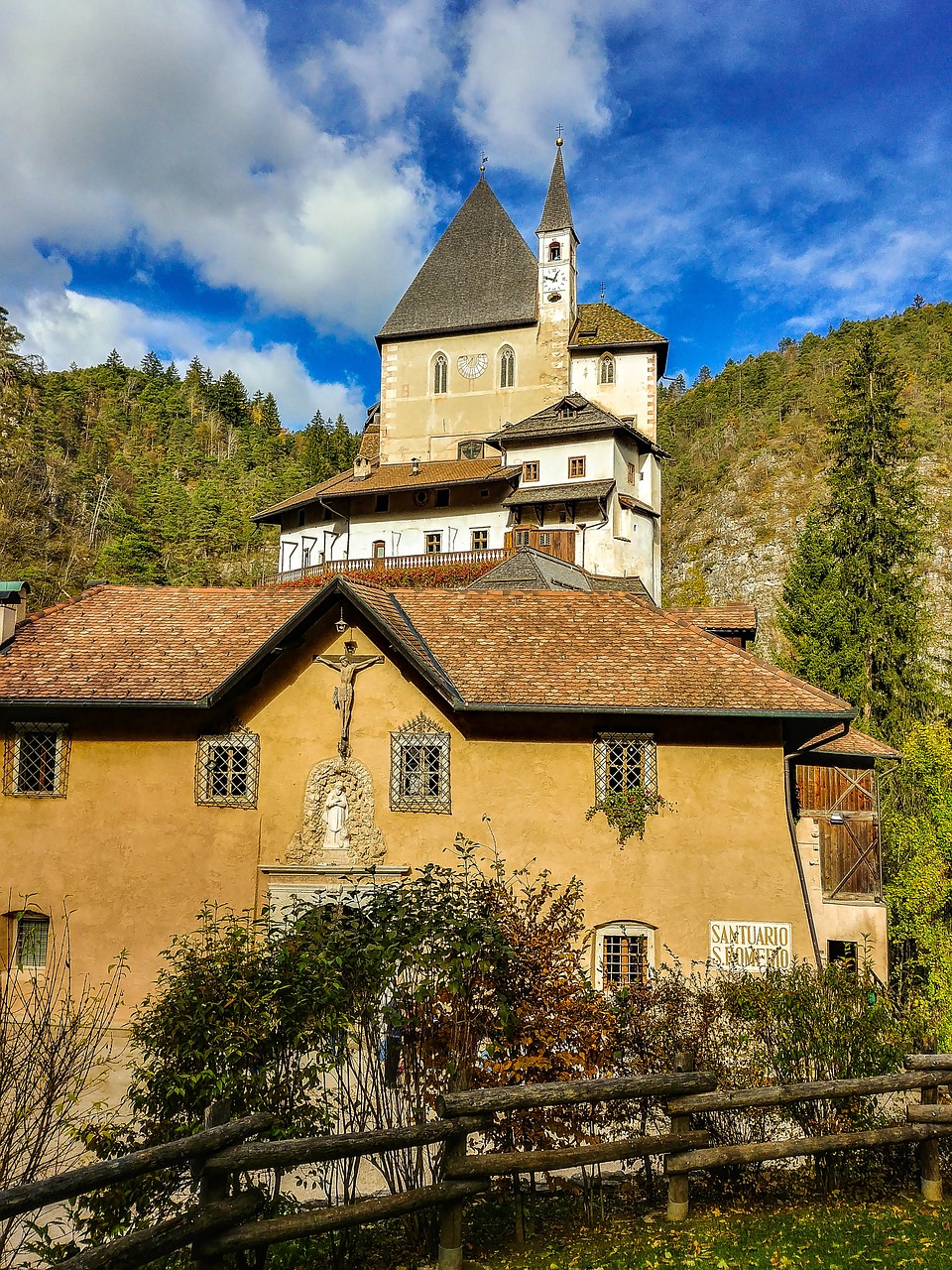 monastery  italy  church free photo