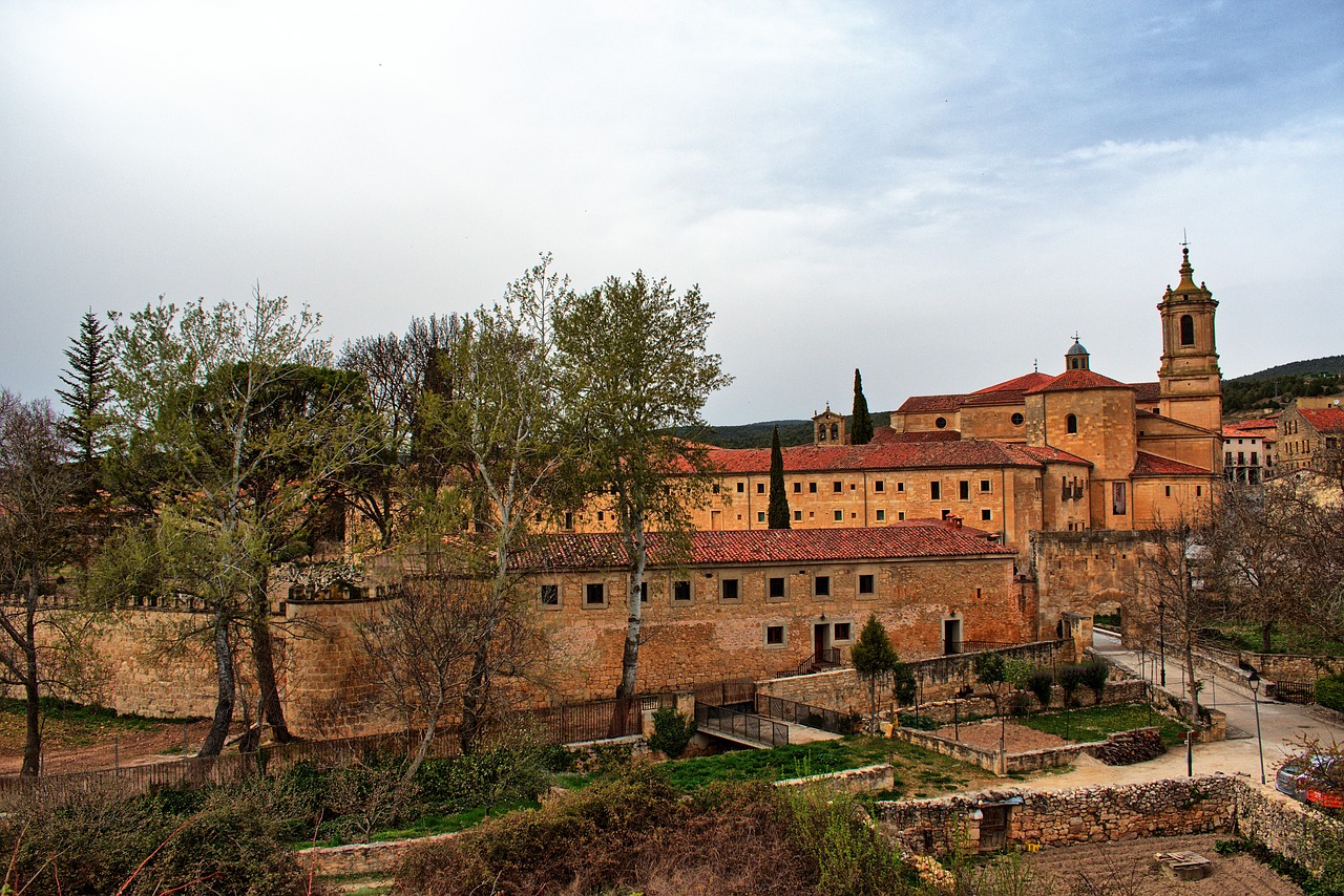 monastery  landscape  rural free photo