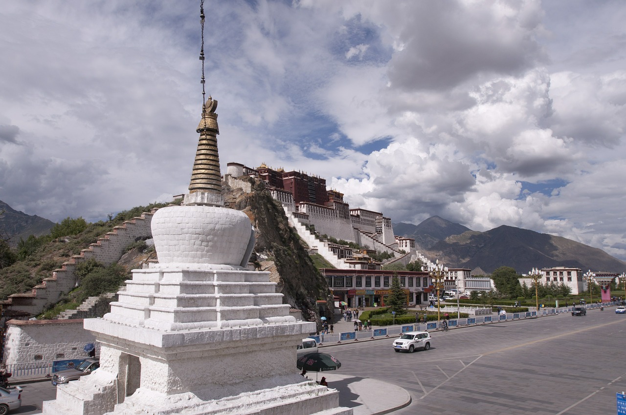 monastery palace tibet free photo