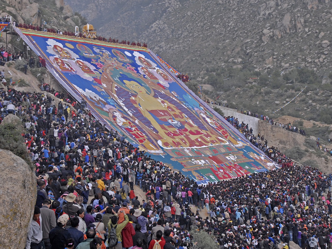 monastery drepung lhasa free photo