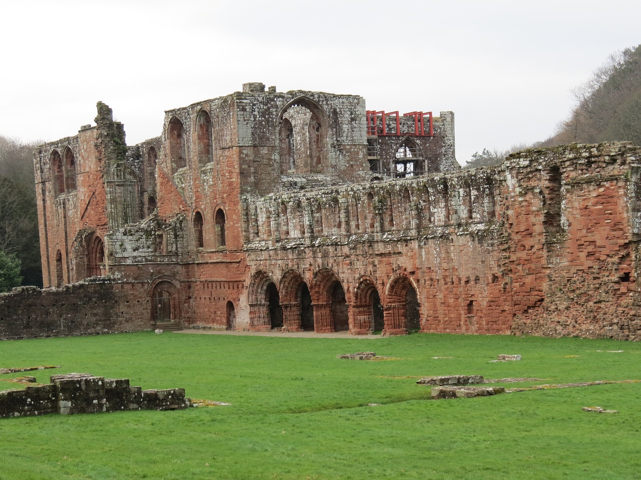 monastery abbey ruins free photo