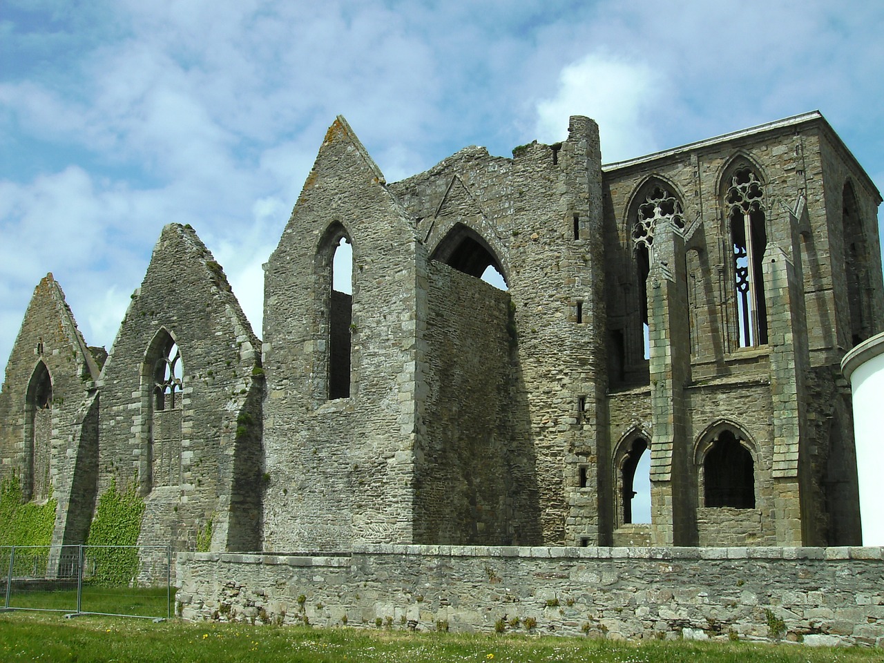 monastery ruin brittany free photo
