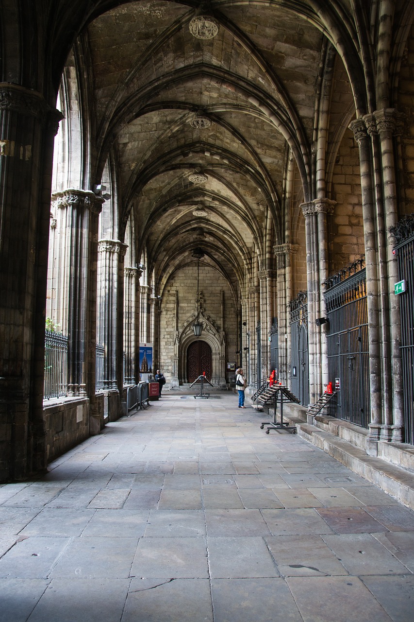 monastery cloister architecture free photo