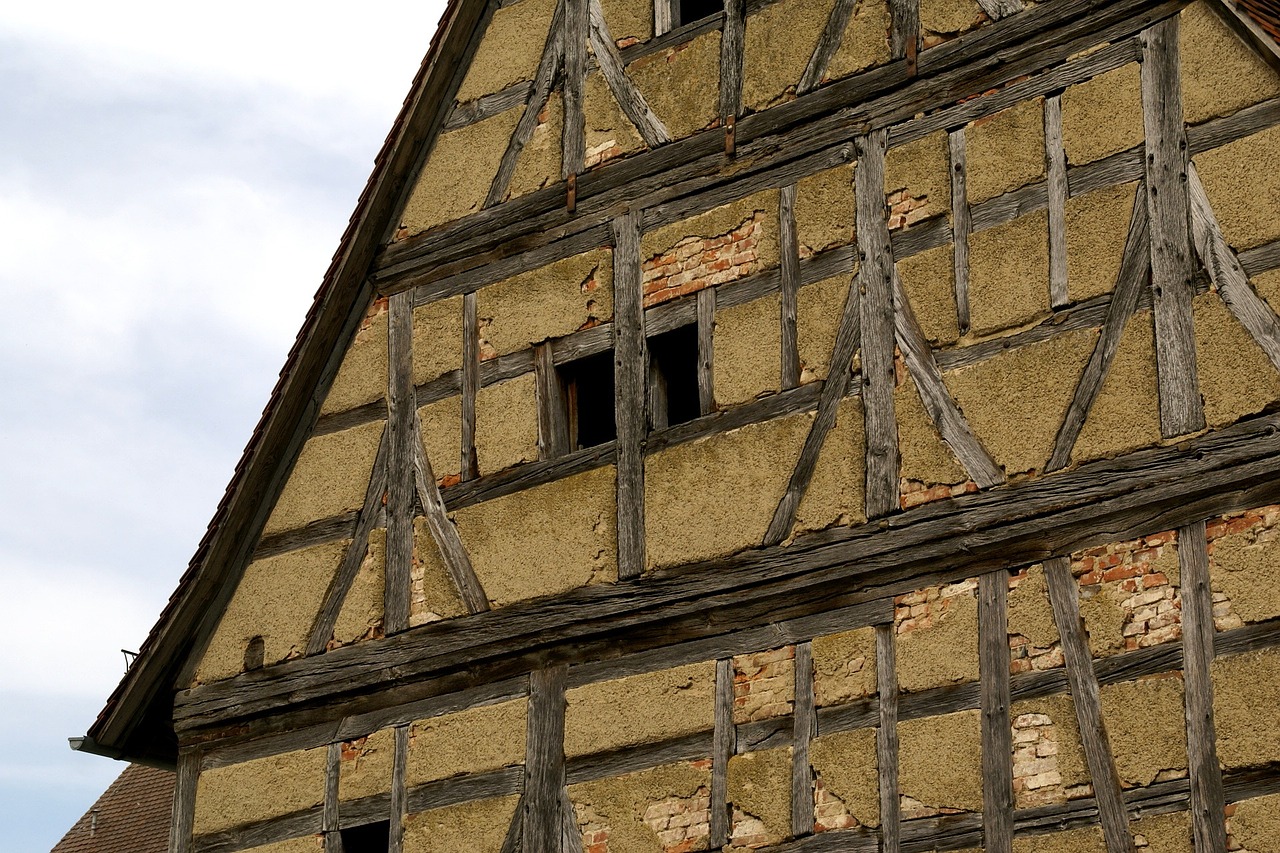 monastery heiligkreuztal timber framing house free photo