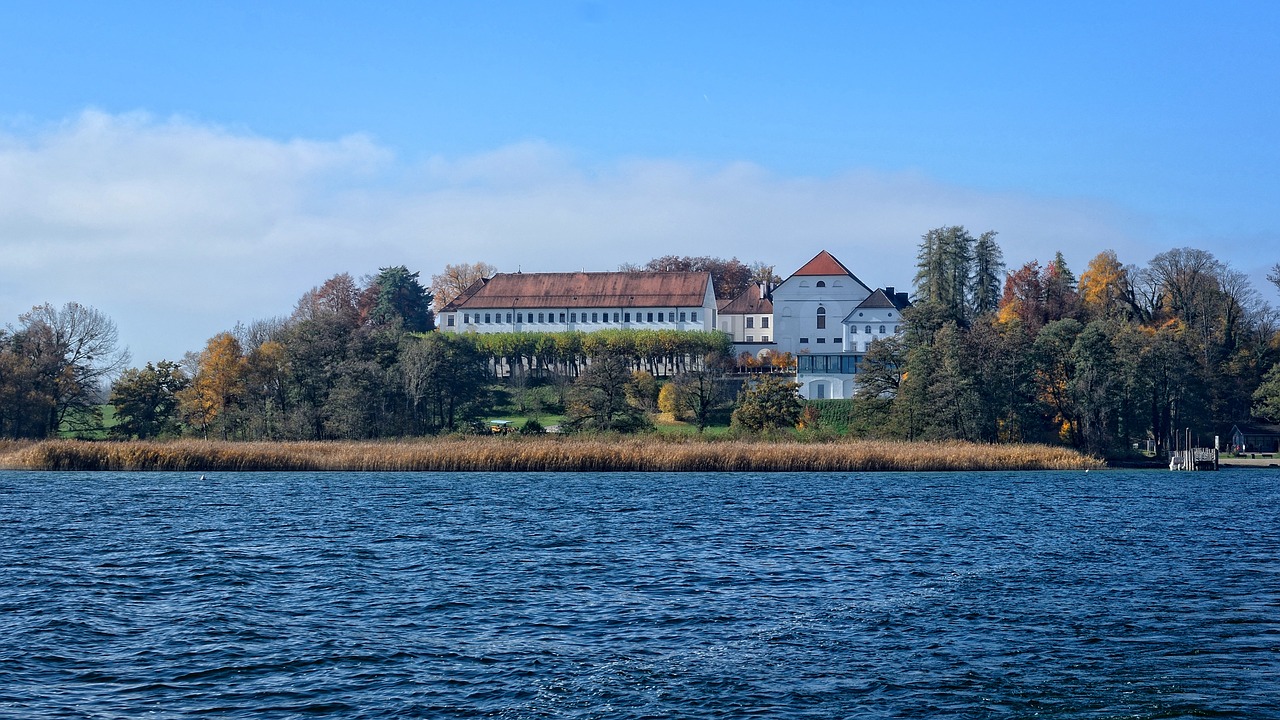 monastery herrenchiemsee monastery chiemsee free photo