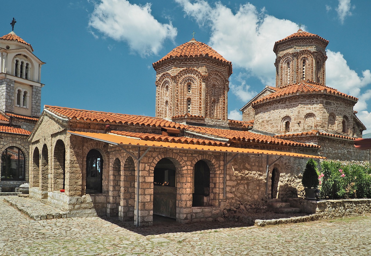 monastery of saint naum  ochrid lake  north macedonia free photo