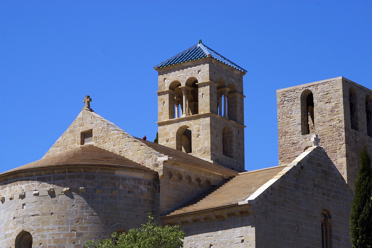 monastery of sant benet churches religious monuments free photo