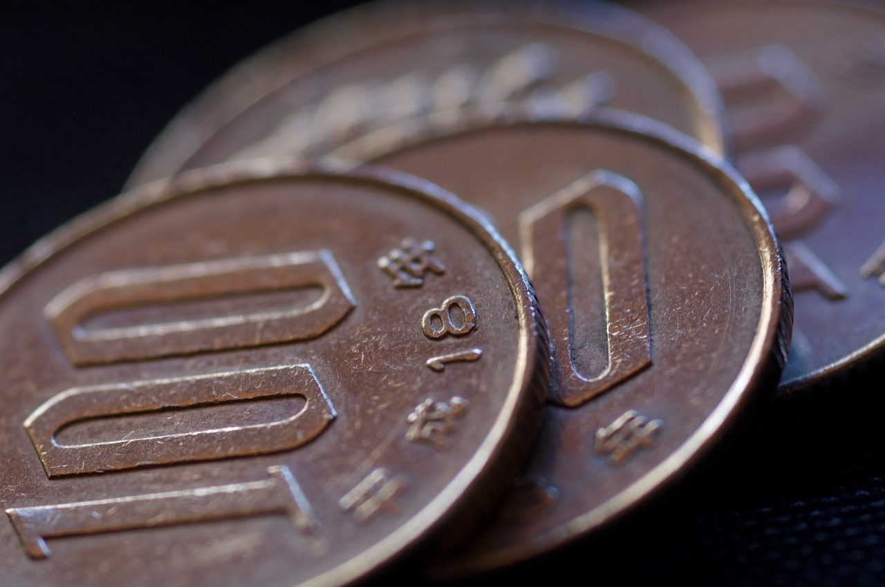 money coin yen free photo