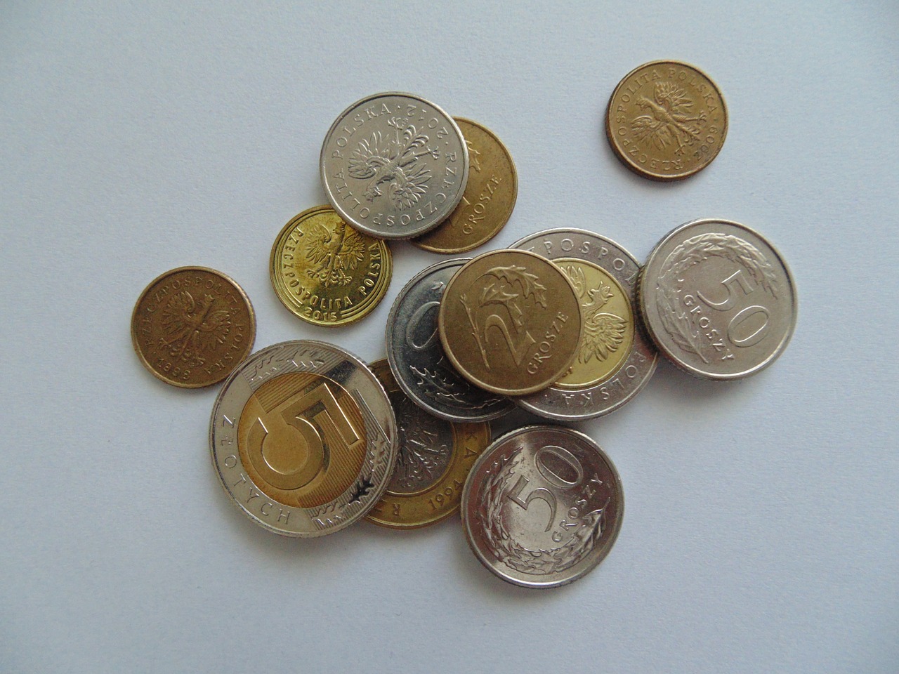 money polish coins free photo