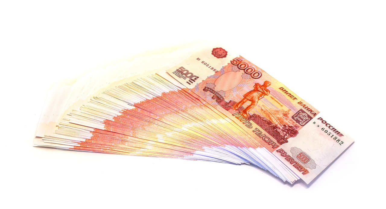 money ruble million rubles free photo