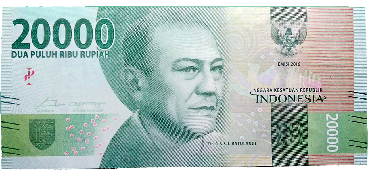 money 20000 rupiah rupiah terbaru 2017 fractional 20000 rupiah free photo
