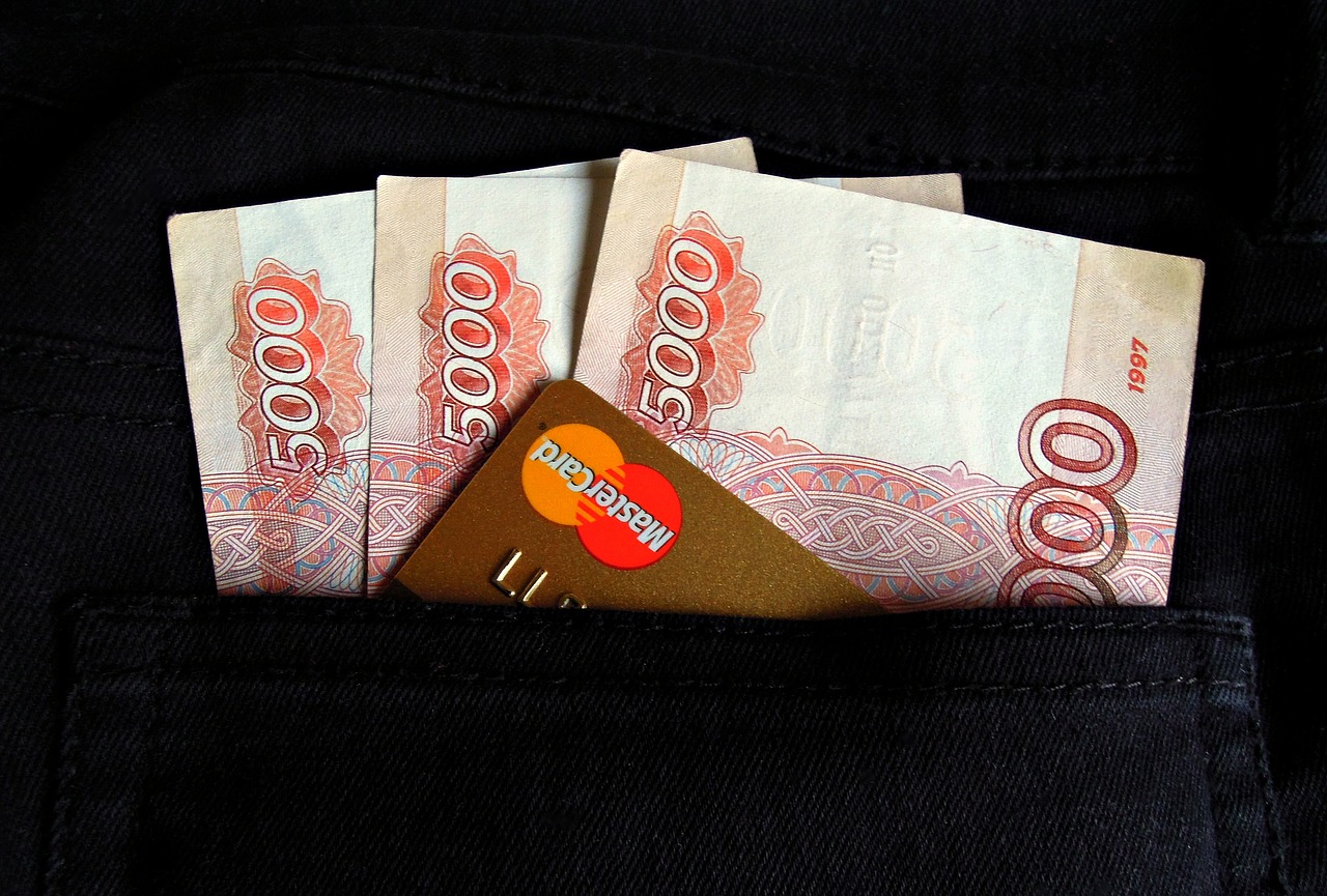 money ruble mastercard free photo