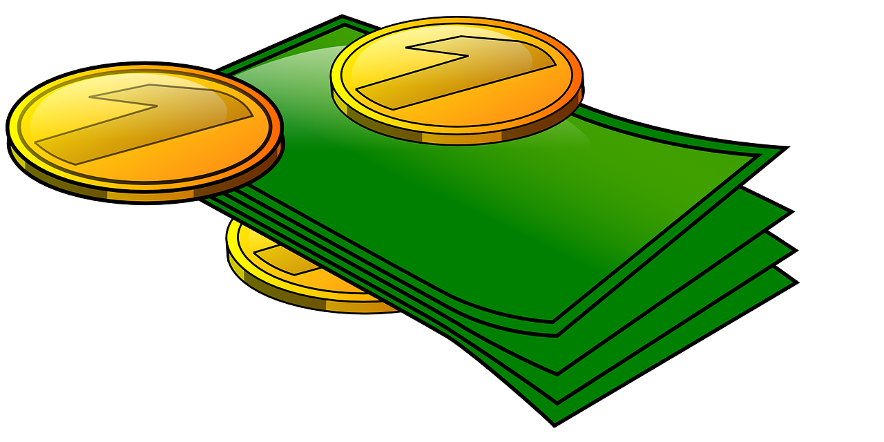 money coins folding free photo