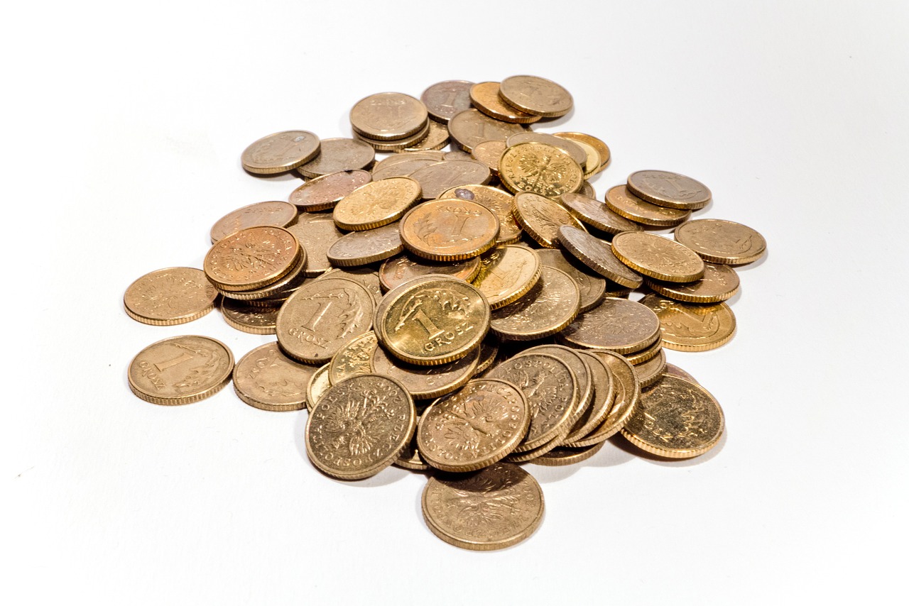 money coins gold free photo