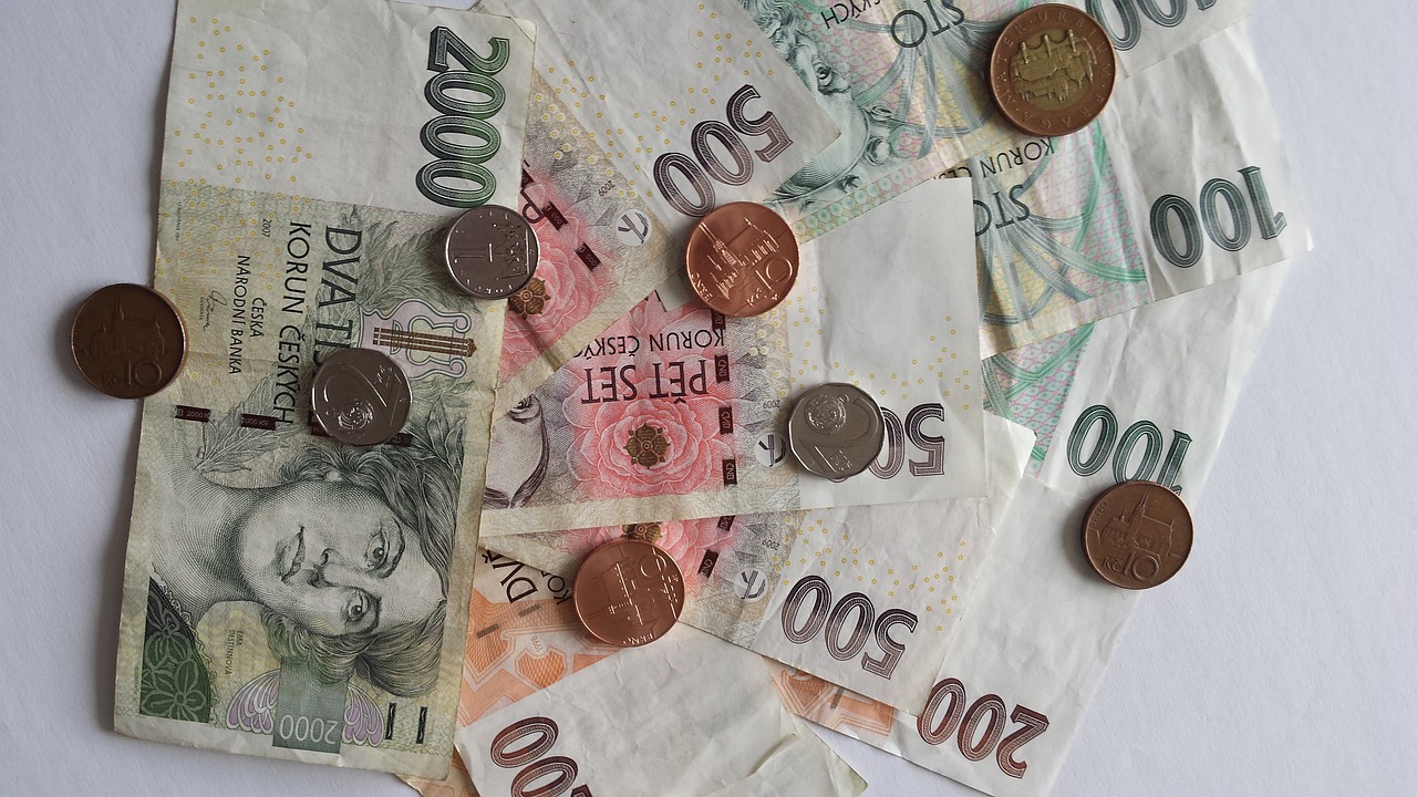 money currency czech koruna free photo