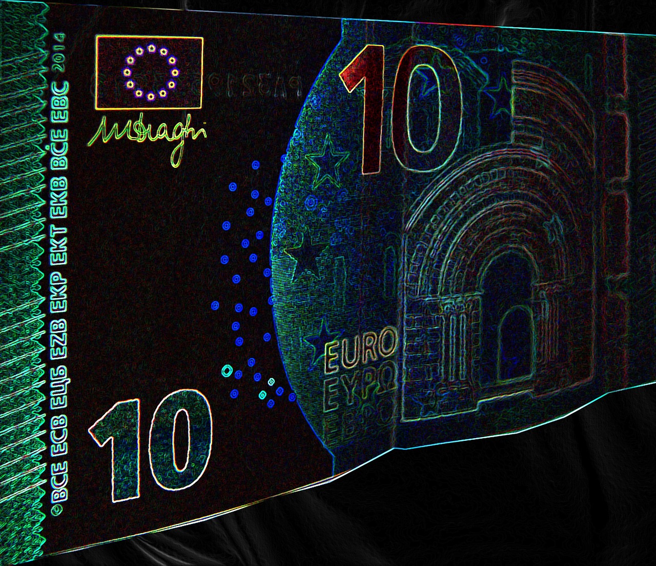 money euro dollar bill free photo