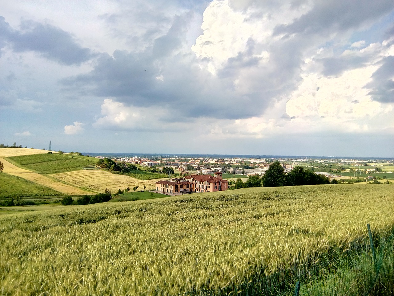 monferrato hills landscape free photo