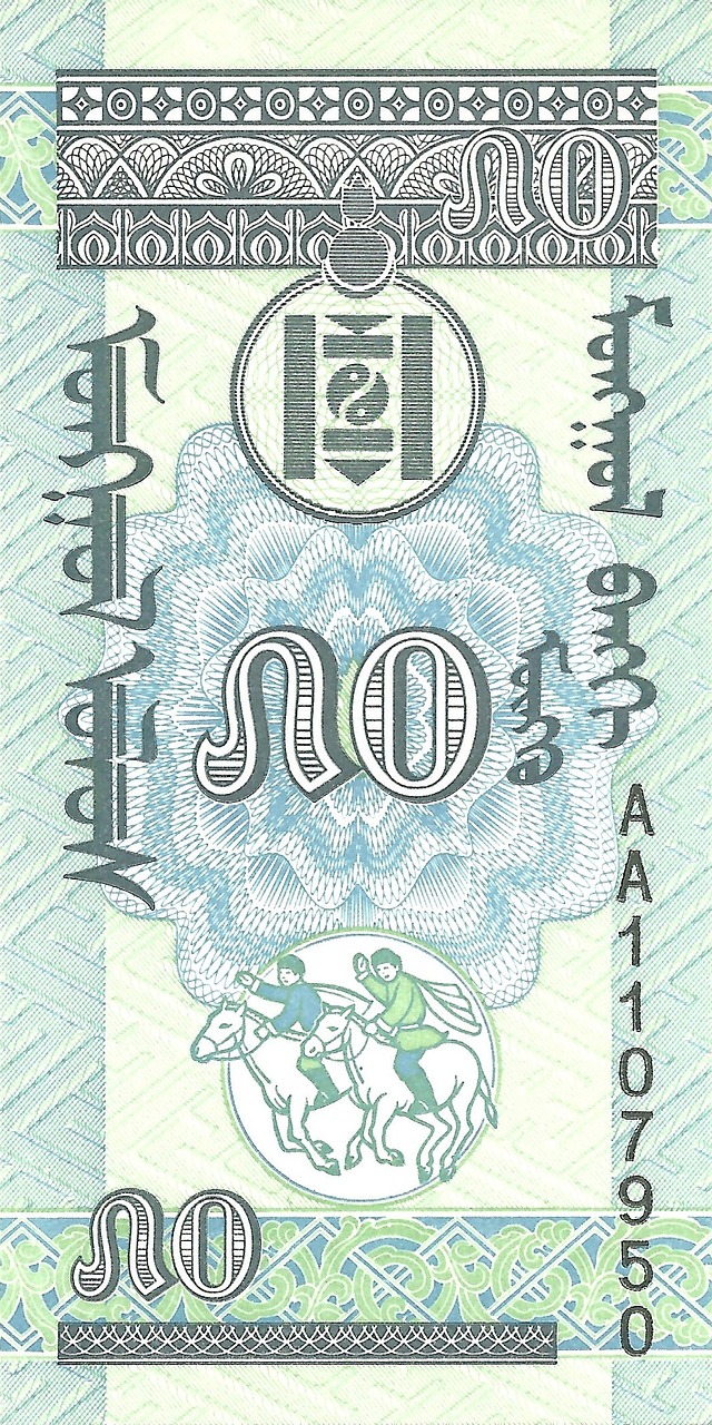 möngö banknote mongolia free photo