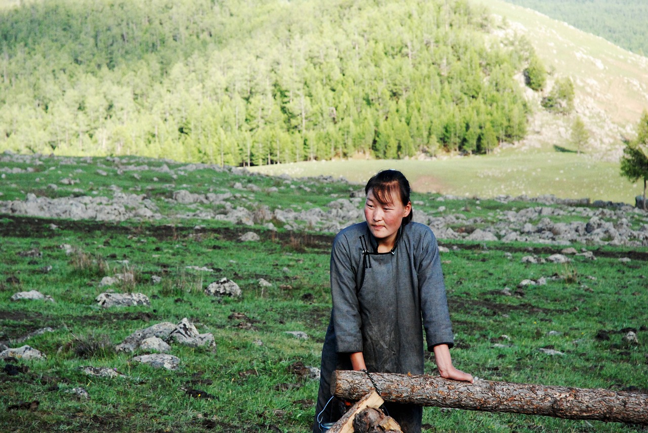 mongolia farmer culture free photo
