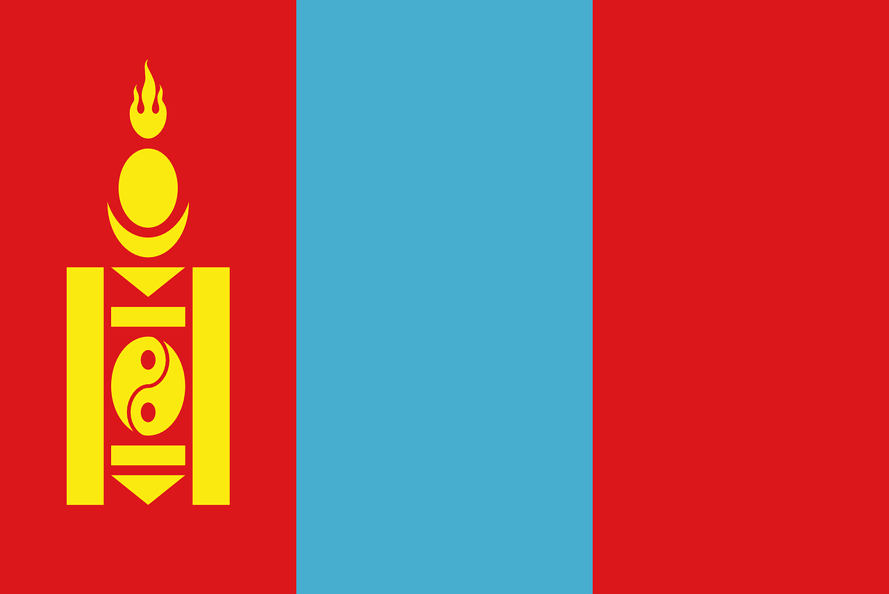 mongolia flag national flag free photo