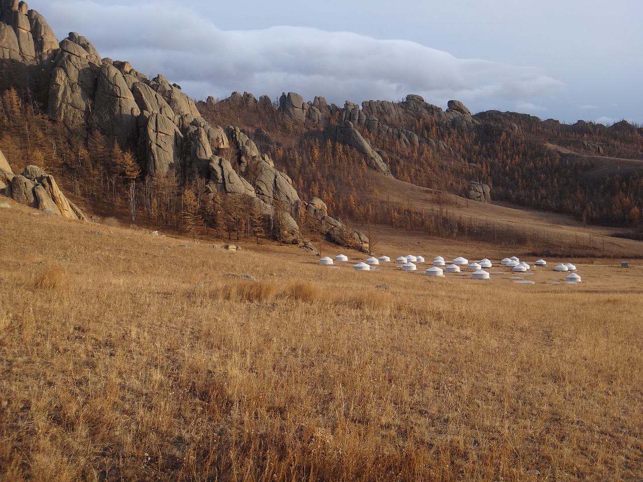 mongolia national park steppe free photo