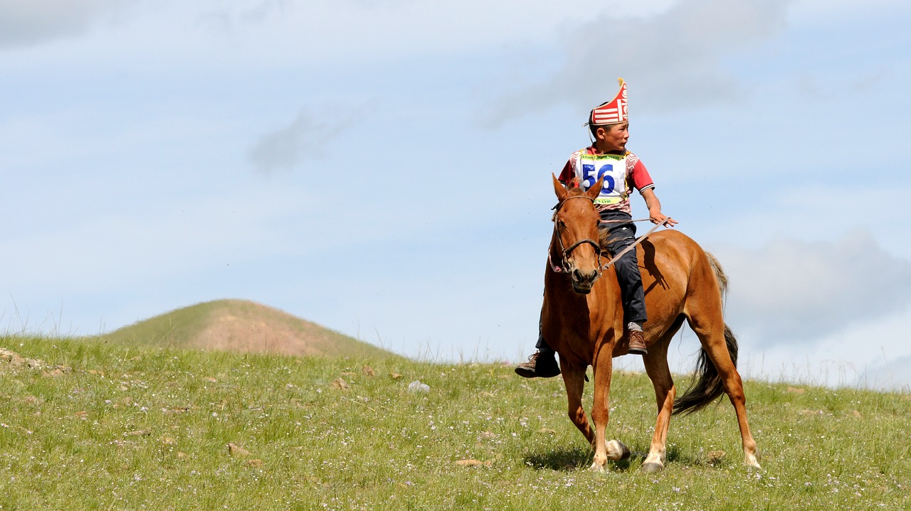 mongolia reiter competition free photo