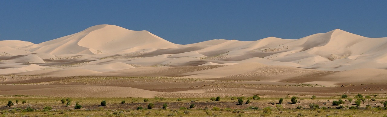 mongolia desert panorama free photo