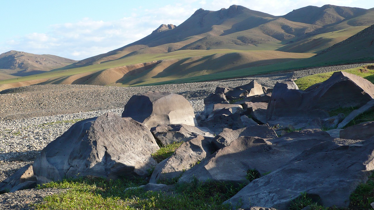 mongolia national park hills free photo
