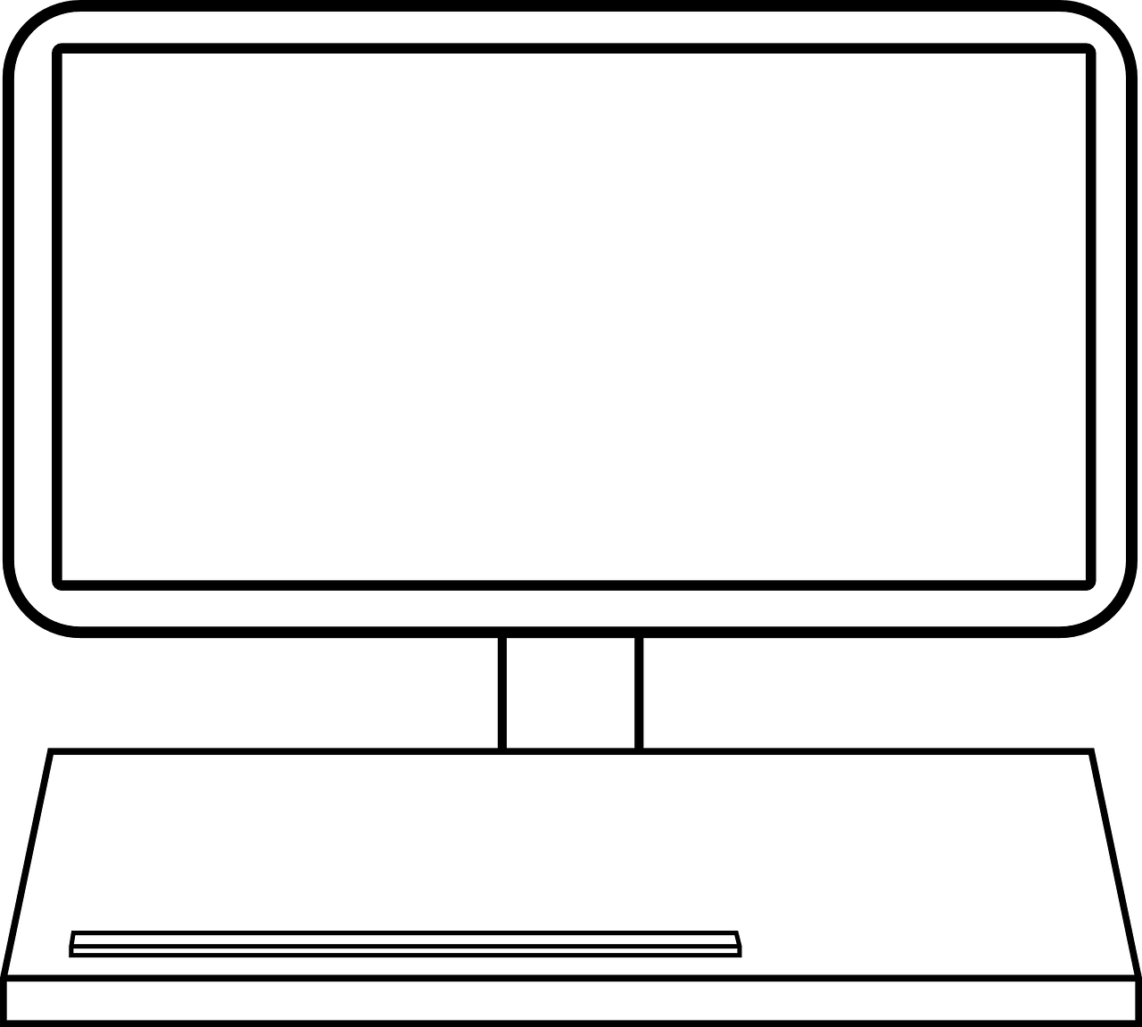 monitor screen blank free photo