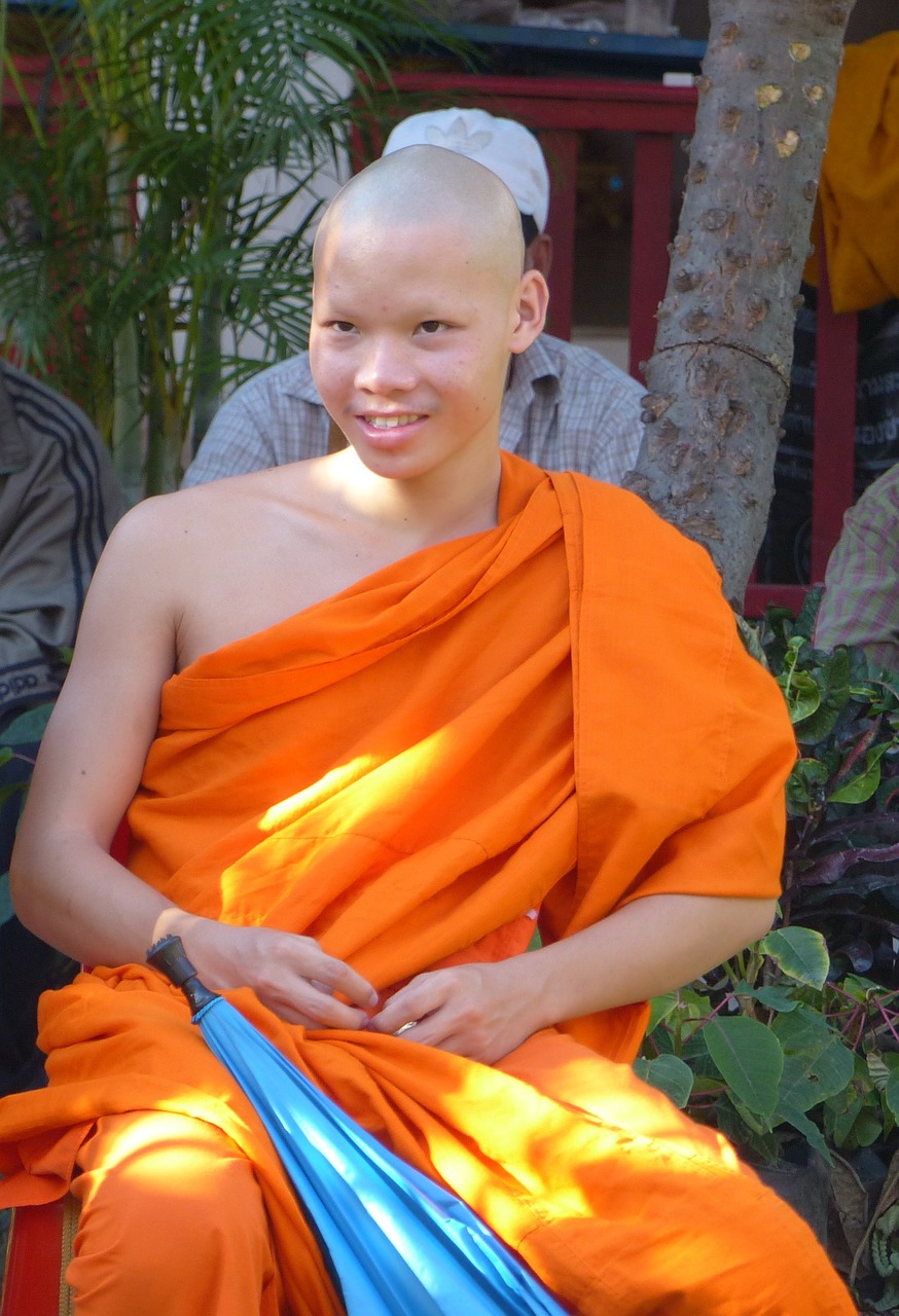 monk buddhism thailand free photo