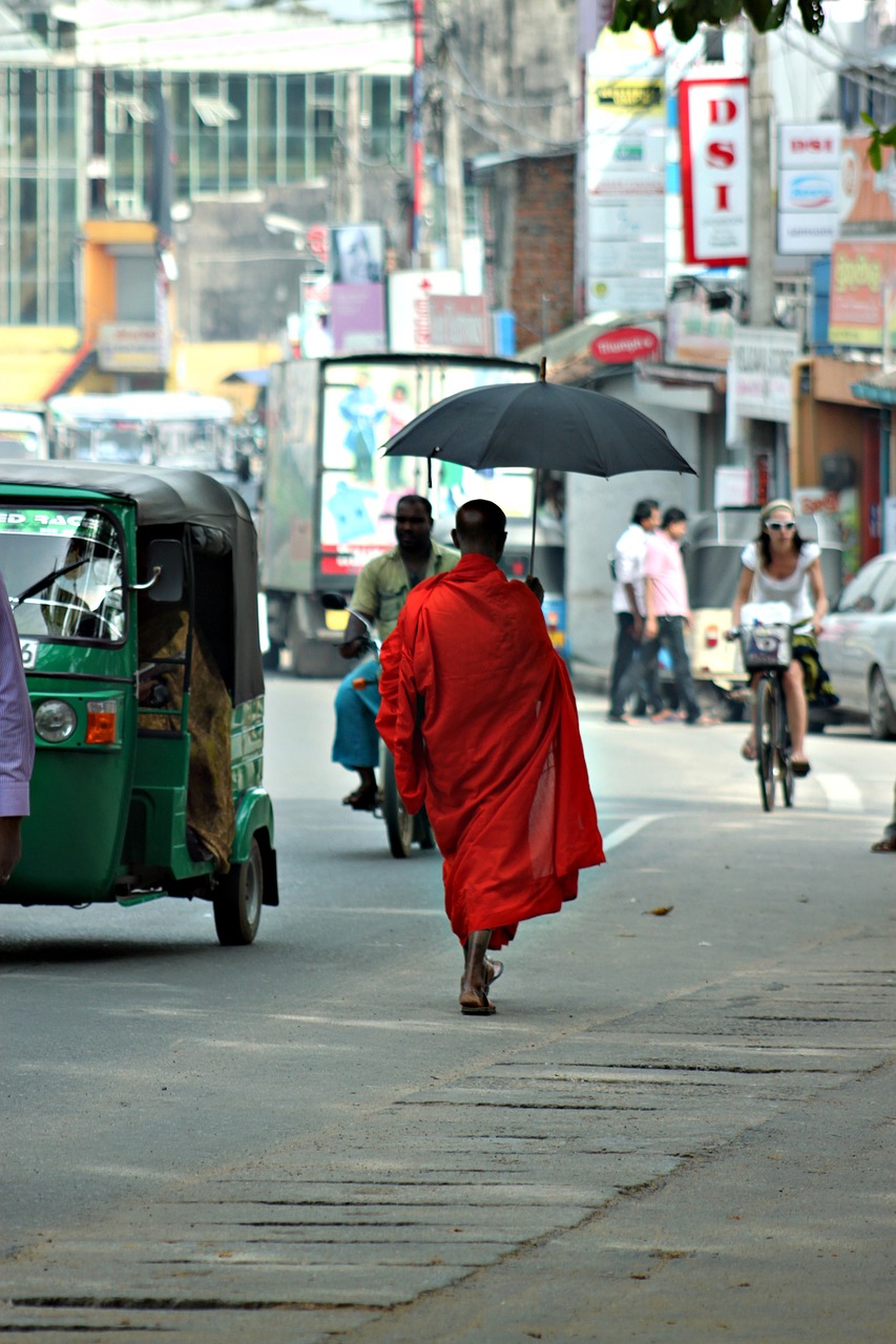 monk sri lanka buddha free photo