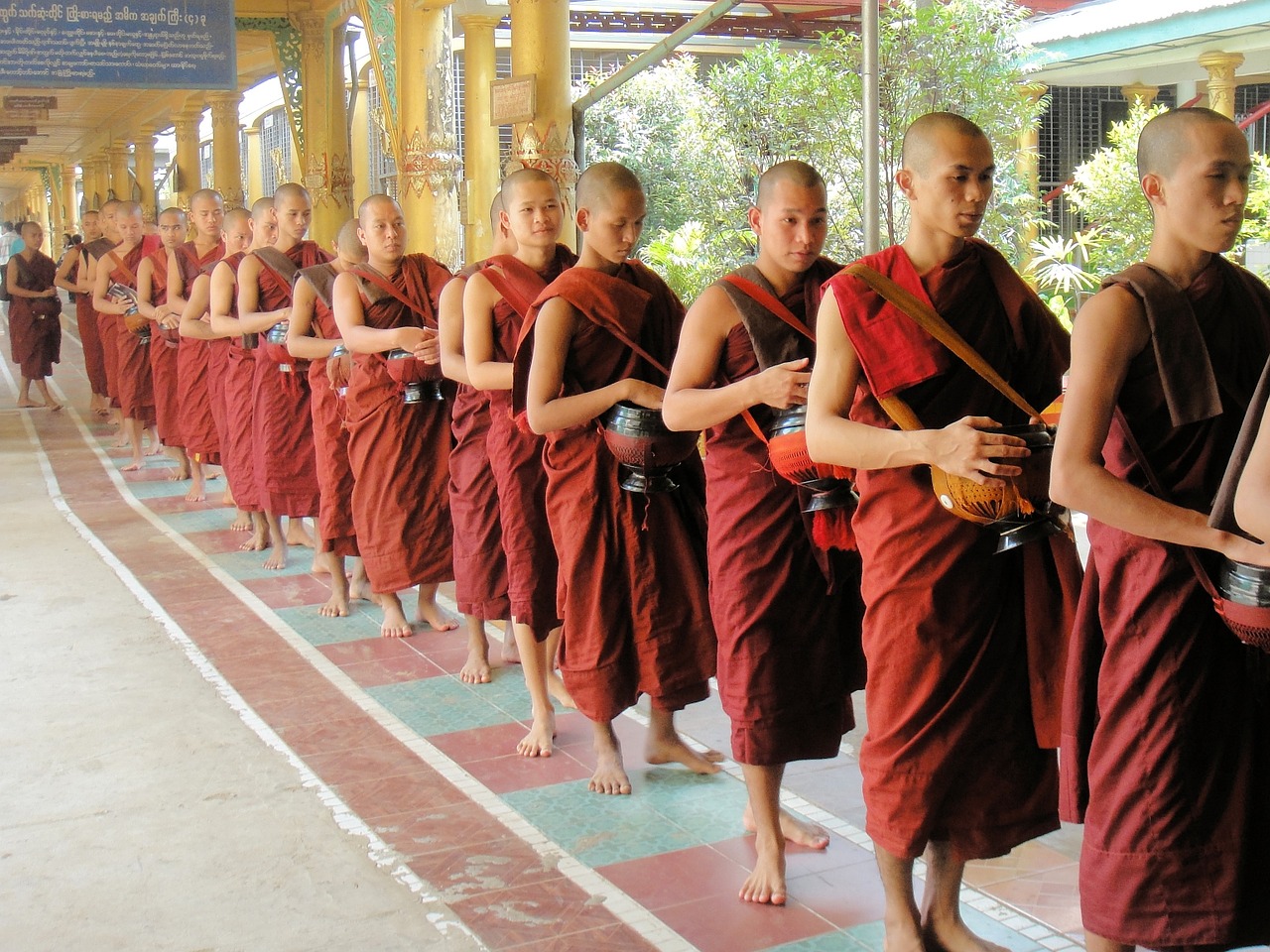 monk religion buddhism free photo