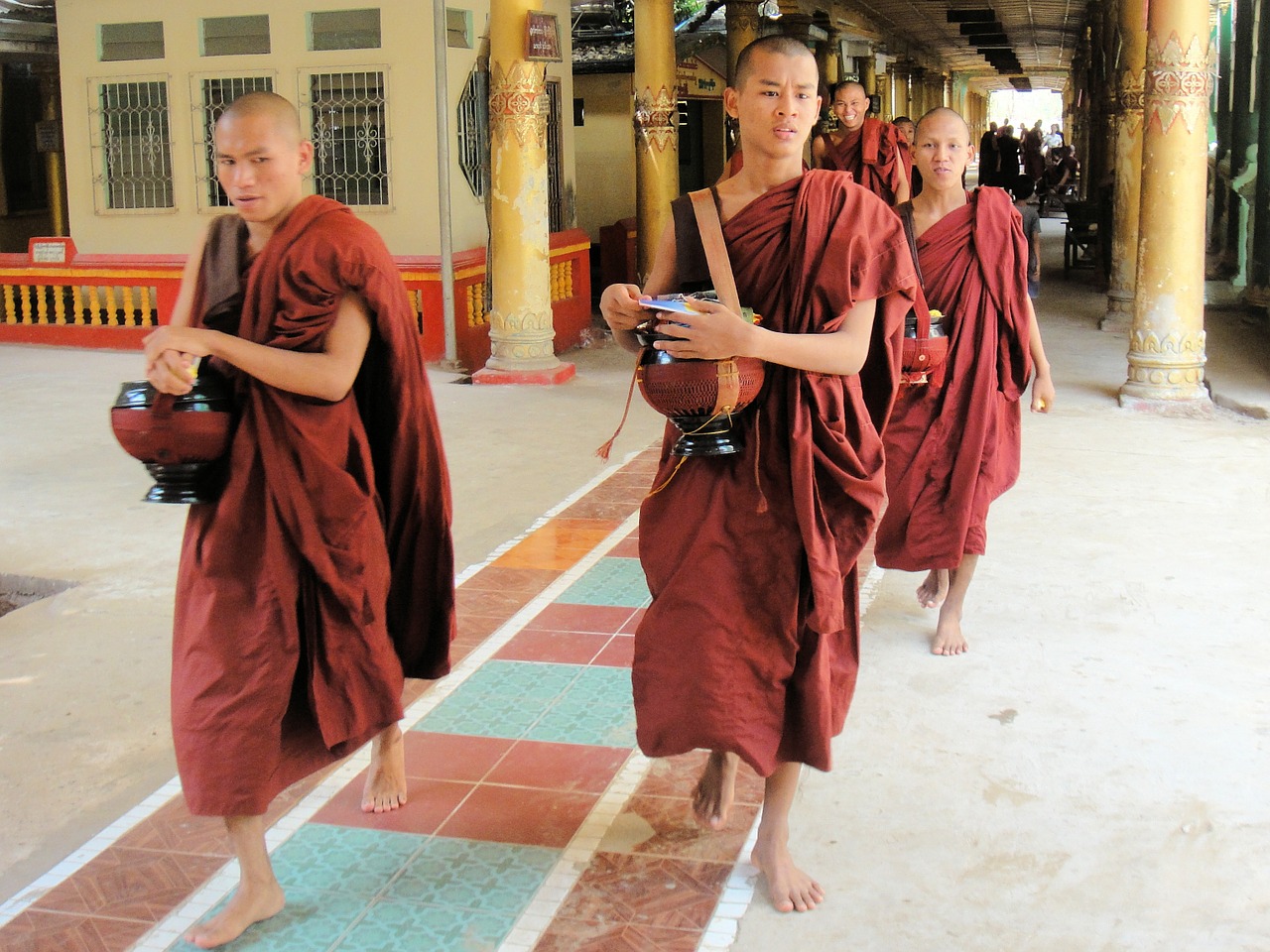 monk religion buddhism free photo