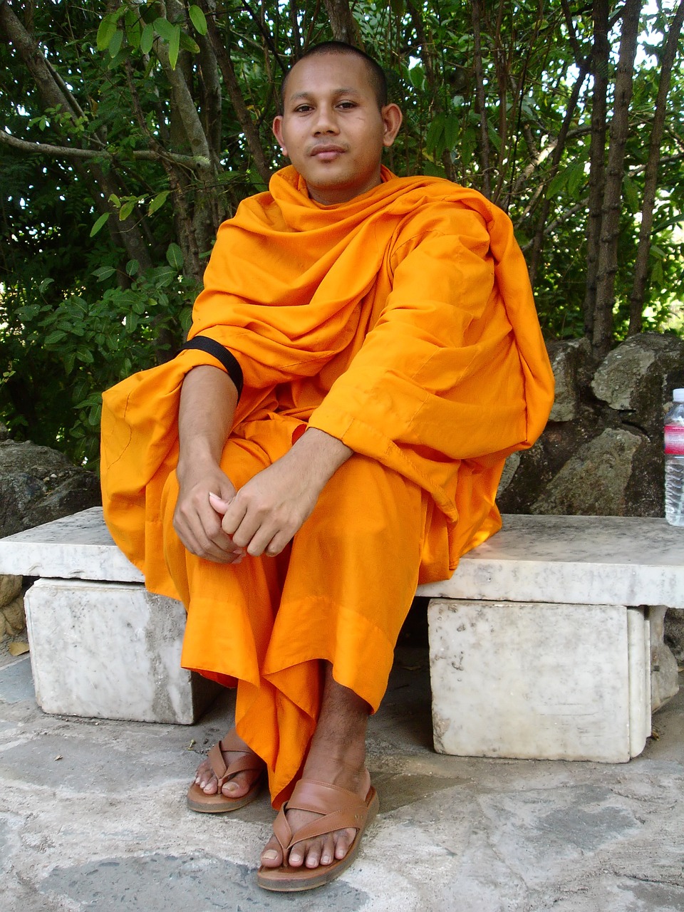 monk religion buddhism free photo