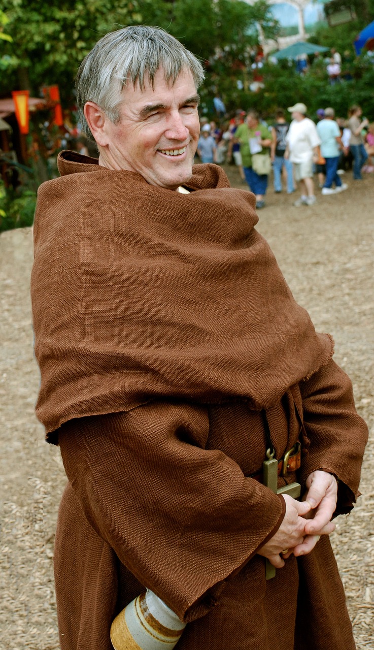 monk costume medieval free photo