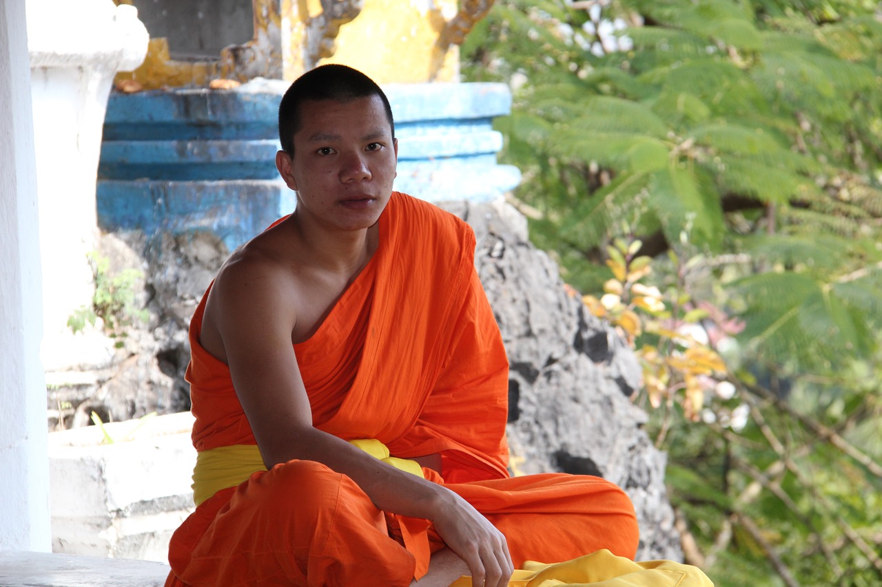 monk thailand temple free photo