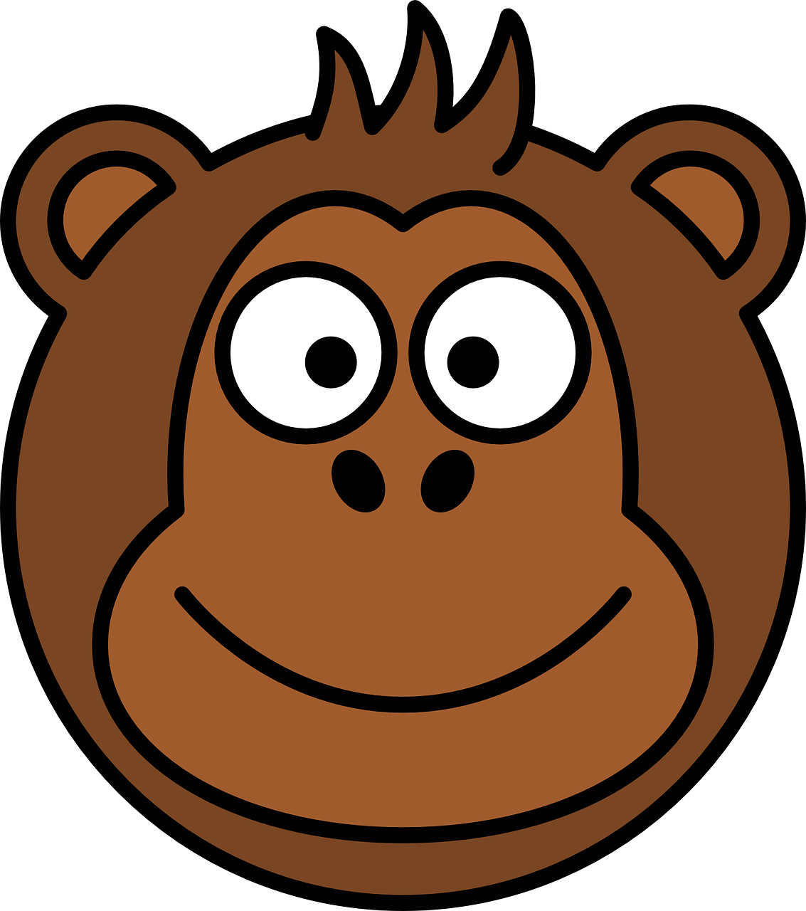 monkey ape face free photo