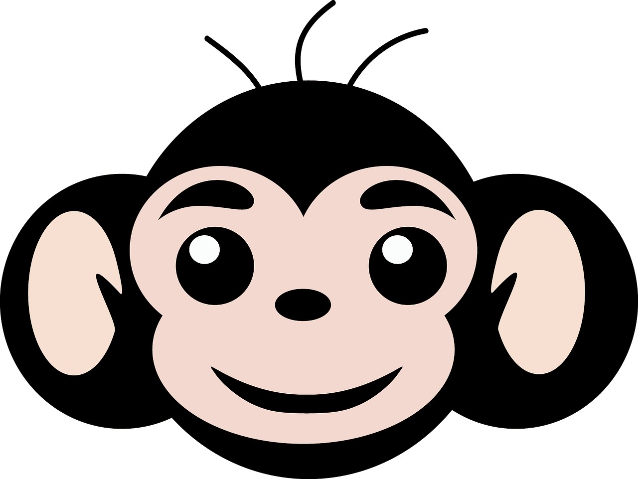 monkey simple monkey monkey draw free photo