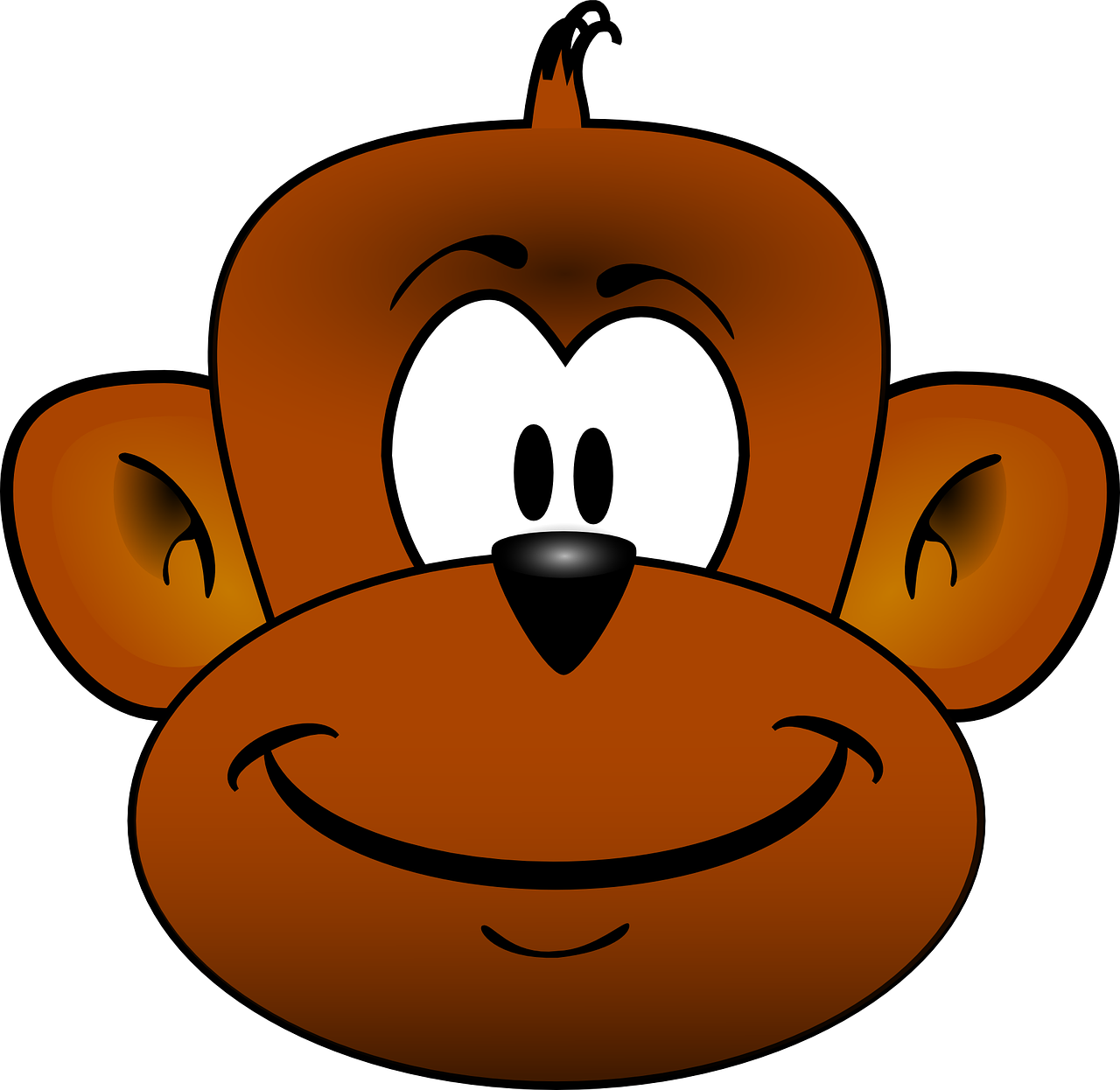monkey head ape free photo
