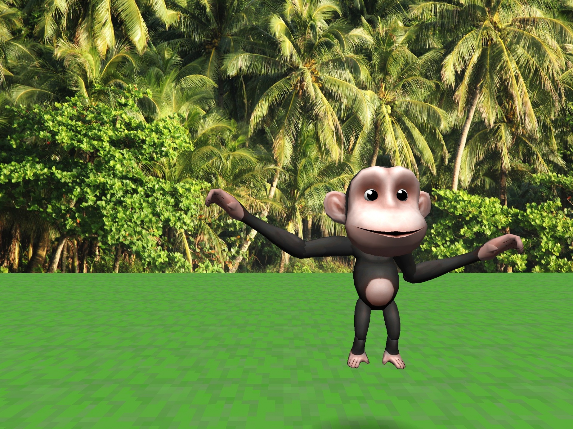 monkey cartoon character free photo