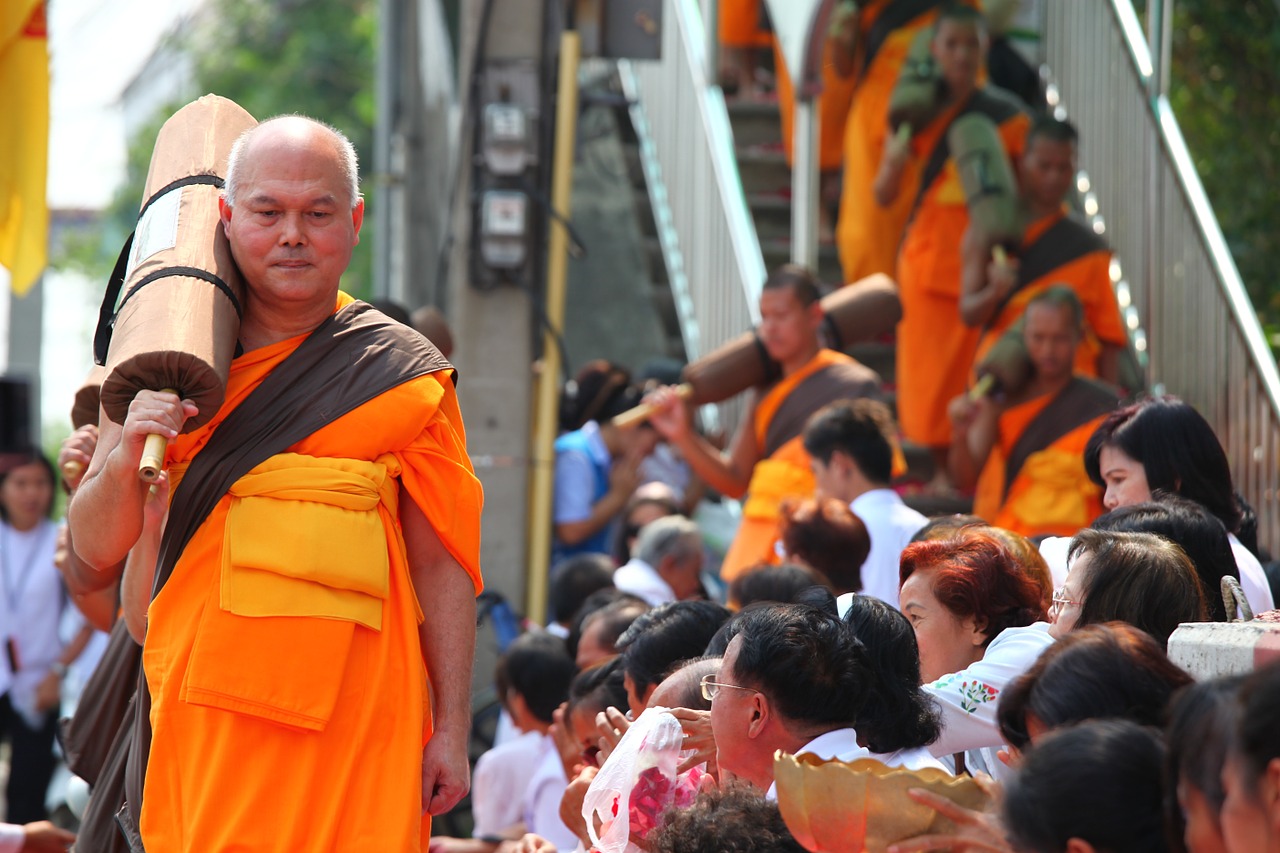 monks buddhists buddhism free photo