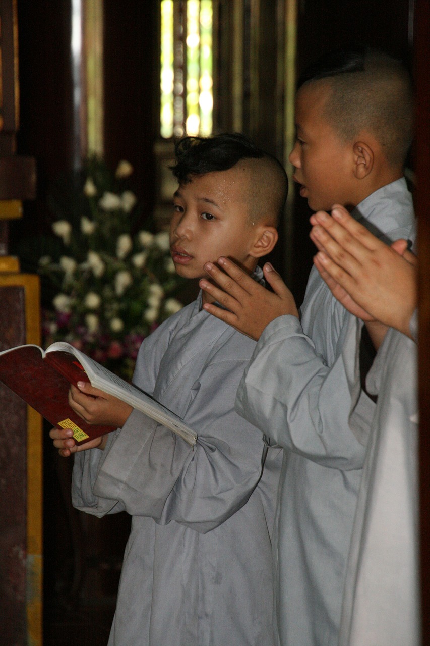 monks buddhism viet nam free photo