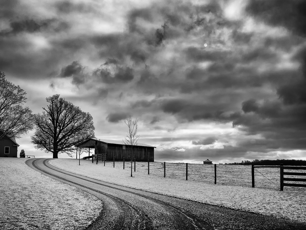 monochrome black and white country free photo