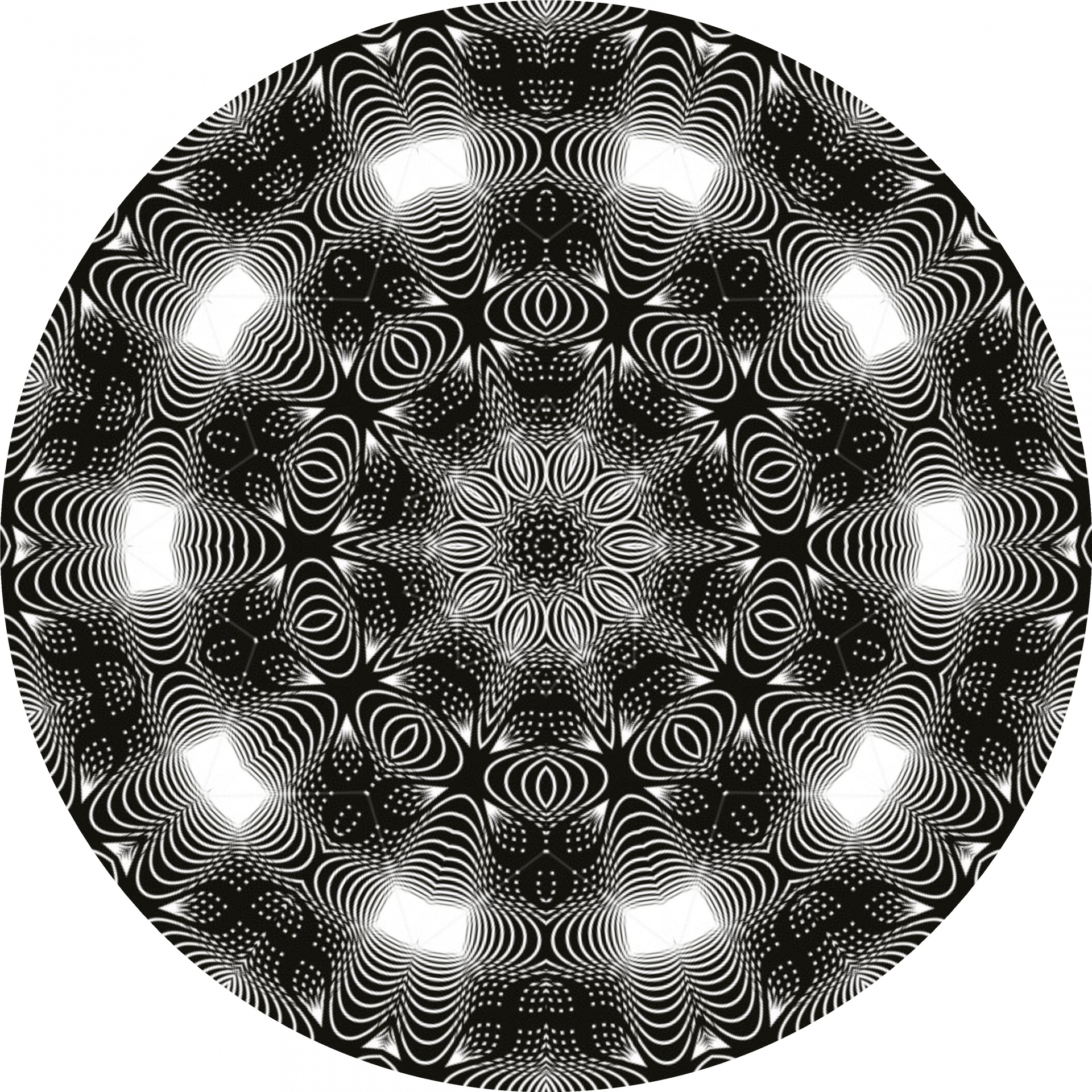 black circle monochrome free photo